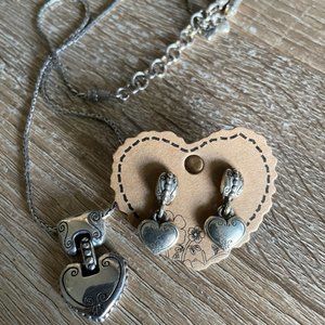 Brighton "Cafe Au Lait" Necklace & Earrings Set (Retired)